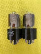 Load image into Gallery viewer, Matched Pair General Electric GE 12SN7 12SN7GTA Vacuum Tubes Valves NOS NIB