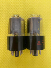 Load image into Gallery viewer, Matched Pair General Electric GE 12SN7 12SN7GTA Vacuum Tubes NOS NIB