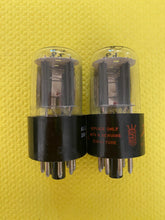 Load image into Gallery viewer, Matched Pair General Electric GE 12SN7 12SN7GTA Vacuum Tubes NOS NIB