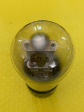 Load image into Gallery viewer, Silvertone Number / Type 56 Vacuum Tube Valve Globe Balloon Style Engraved / Hot-Stamped Base NOS-Testing