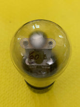 Load image into Gallery viewer, Silvertone Number / Type 56 Vacuum Tube Valve Globe Balloon Style Engraved / Hot-Stamped Base NOS-Testing
