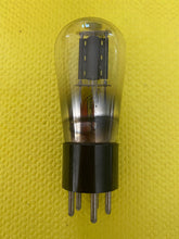 Load image into Gallery viewer, Silvertone Number / Type 56 Vacuum Tube Valve Globe Balloon Style Engraved / Hot-Stamped Base NOS-Testing