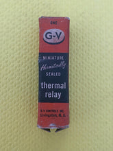 Load image into Gallery viewer, G-V GV C11A1-6494 Thermal Relay Tube NOS NIB