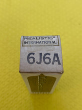 Load image into Gallery viewer, Realistic Lifetime 6J6 6J6A Vacuum Tube Valve Gold Pins NOS NIB