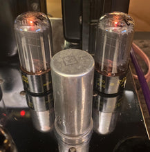 Load image into Gallery viewer, Matched Pair Raytheon 6V6 6V6GT Vacuum Tubes Gray Glass NOS-Testing