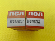Load image into Gallery viewer, Matched Pair RCA 6FQ7 6CG7 Vacuum Tubes Valves NOS NIB
