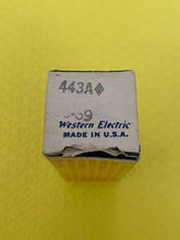 Load image into Gallery viewer, Western Electric 443 443A Vacuum Tube Valve NOS NIB