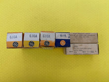 Load image into Gallery viewer, 6 General Electric GE 6J6 6J6A Vacuum NOS NIB Lot Of Six