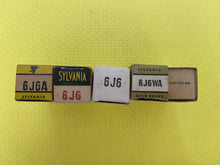 Load image into Gallery viewer, 5 Sylvania 6J6 6J6A Vacuum Tubes Valves NOS NIB Lot Of Five