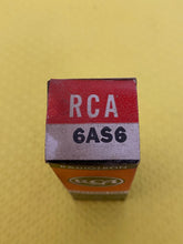 Load image into Gallery viewer, RCA 6AS6 Vacuum Tube Valve NOS NIB