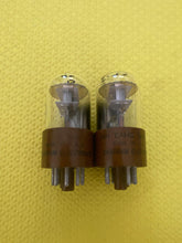 Load image into Gallery viewer, 2 Chatham Electronics 6H6 JAN-CAHG-6H6-WGT Micanol Base Milspec Vacuum Tubes Valves Lot Of Two