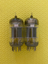 Load image into Gallery viewer, Matched Pair General Electric GE 5814 5814A JG-5814A ECC82 Vacuum Tubes Valves Triple Mica Milspec / Industrial NOS-Testing