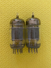 Load image into Gallery viewer, Matched Pair General Electric GE 5814 5814A JG-5814A ECC82 Vacuum Tubes Valves Triple Mica Milspec / Industrial NOS-Testing
