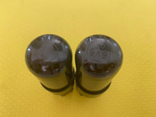 Load image into Gallery viewer, Matched Pair Hytron 6V6 6V6GT Gray Bottle Solid Top Vacuum Tubes Valves