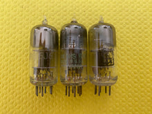 Load image into Gallery viewer, 3 US-Made 6J6 6J6A JANCHS6J6 JANCRC6J6 Industrial / Milspec Vacuum Tubes Valves NOS NIB Lot Of Three