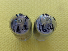 Load image into Gallery viewer, Matched Pair RCA Clear Top 12AU7 12AU7A Vacuum Tubes Valves Steel Support Rods NOS-Testing
