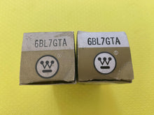 Load image into Gallery viewer, Matched Pair Westinghouse 6BL7 6BL7GTA Vacuum Tubes Valves Triple 3 Mica NOS NIB