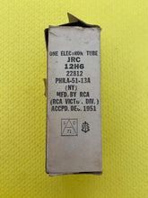 Load image into Gallery viewer, RCA 12H6 JRC12H6 Vacuum Tube Milspec NOS NIB