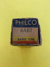 Load image into Gallery viewer, Philco 6AB7 Vacuum Tube NOS NIB