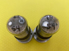 Load image into Gallery viewer, Matched Pair General Electric GE 12SN7 12SN7GT Vacuum Tubes Valves Copper Support Rods