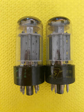Load image into Gallery viewer, Matched Pair Sylvania 6BL7 6BL7GTA Vacuum Tubes Valves Triple 3 Mica NOS NIB