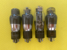 Load image into Gallery viewer, 4 US-Made 25L6 25L6G Vacuum Tubes Valves Lot Of Four Shoulder ST Shape NOS-Testing