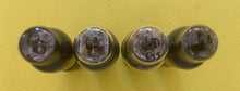 Load image into Gallery viewer, 4 US-Made 25L6 25L6G Vacuum Tubes Valves Lot Of Four Shoulder ST Shape NOS-Testing