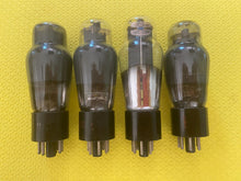 Load image into Gallery viewer, 4 US-Made 25L6 25L6G Vacuum Tubes Valves Lot Of Four Shoulder ST Shape NOS-Testing
