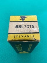 Load image into Gallery viewer, Matched Pair Sylvania 6BL7 6BL7GT Vacuum Tubes Valves Black Plate Triple 3 Mica NOS NIB