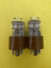Load image into Gallery viewer, 2 Chatham Electronics 6H6 JAN-CAHG-6H6-WGT Micanol Base Milspec Vacuum Tubes Valves Lot Of Two