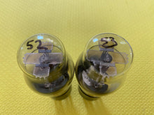 Load image into Gallery viewer, Matched Pair RCA Radiotron Type Number 56 #56 Vacuum Tubes Valves — 2.5 Volt 6J5 / 6SN7 Substitute
