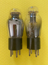 Load image into Gallery viewer, 2 Raytheon Number Type 37 #37 Vacuum Tubes Valves Black Plate ST Shape Lot Of Two