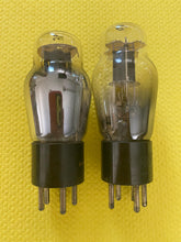 Load image into Gallery viewer, 2 Raytheon Number Type 37 #37 Vacuum Tubes Valves Black Plate ST Shape Lot Of Two