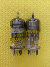 Load image into Gallery viewer, 2 Sylvania 6GS7 Vacuum Tubes Valves NOS NIB Lot Of Two