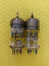 Load image into Gallery viewer, 2 Sylvania 6GS7 Vacuum Tubes Valves NOS NIB Lot Of Two