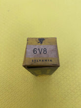 Load image into Gallery viewer, Sylvania 6V8 Vacuum Tube Valve NOS NIB