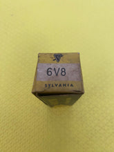 Load image into Gallery viewer, Sylvania 6V8 Vacuum Tube Valve NOS NIB