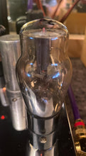 Load image into Gallery viewer, Super Silvertone 6P5 6P5G Vacuum Tube Black Plates Foil Getters Shoulder ST-Shape