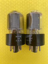 Load image into Gallery viewer, Matched Pair General Electric GE 12SN7 12SN7GT Vacuum Tubes Valves NOS NIB