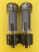 Load image into Gallery viewer, 2 General Electric GE 5U4 5U4GA Vacuum Tubes Rectifiers Black Plate Lot Of Two
