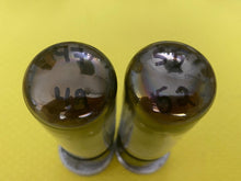 Load image into Gallery viewer, 2 General Electric GE 5U4 5U4GA Vacuum Tubes Rectifiers Black Plate Lot Of Two