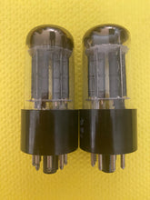 Load image into Gallery viewer, Matched Pair General Electric GE 6BL7 6BL7GTA Vacuum Tubes Valves Black Plates NOS NIB