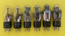 Load image into Gallery viewer, 6 US-Made Number / Type 84 #84 6Z4 Vacuum Tubes Valves Lot Of Six