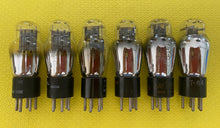 Load image into Gallery viewer, 6 US-Made Number / Type 84 #84 6Z4 Vacuum Tubes Valves Lot Of Six
