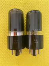 Load image into Gallery viewer, Matched Pair Ken-Rad 6V6 6V6GT 6P6 6P6P Vacuum Tubes Black Glass