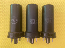 Load image into Gallery viewer, Matched Trio RCA 5Z4 Vacuum Tubes Valves Rectifiers Lot Of Three