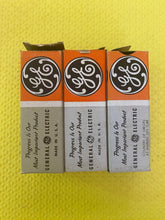 Load image into Gallery viewer, 3 General Electric GE 4BQ7 4BQ7A Vacuum Tubes Valves NOS NIB Lot Of Three
