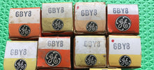 Load image into Gallery viewer, 6 General Electric GE 6BY8 Vacuum Tubes Valves NOS NIB Lot Of Six