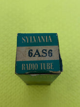 Load image into Gallery viewer, Sylvania 6AS6 Vacuum Tube Valve NOS NIB