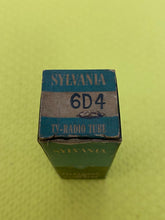 Load image into Gallery viewer, Sylvania 6D4 Vacuum Tube Valve NOS NIB